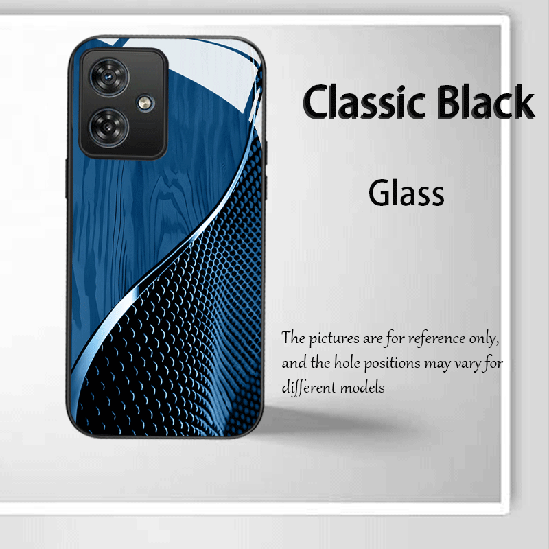 TEMU Phone Case: Business-style Minimalist Textured Pattern Glass Phone Case, High-end, Fashionable, Wear-resistant, Anti-fingerprint. Suitable For