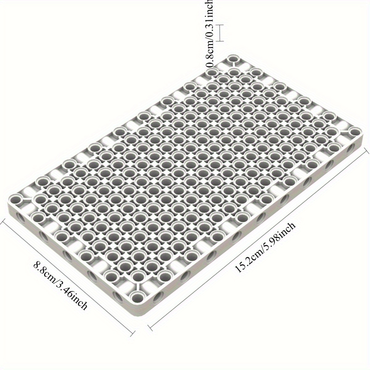 2pcs Building Blocks 11x19 Technology Panel with Hole Base