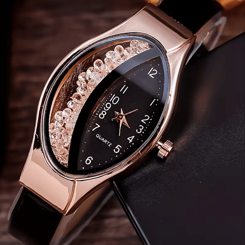 3pcs Elegant Women's Quartz Watches Set, Gift for Her