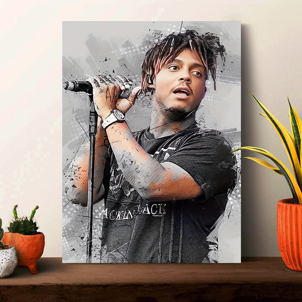 

1pc J-pop Canvas Poster, , 12x16 Inch, Creative Hip-hop Singer Canvas Print, For Bedroom, Living Room, Bathroom, Office, Cafe - Room Decor