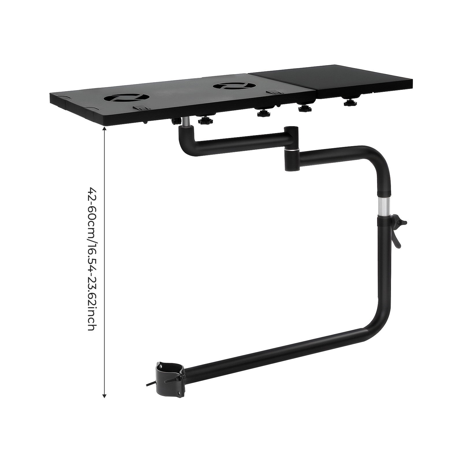 Image of Laptop Mouse Stand, Computer Keyboard Stand, 42-60cm/16. 54-23. 62in Height, Laptop Keyboard Mouse Chair Stand Suitable For Working, Watching Videos, Playing Games, And Watching Movies