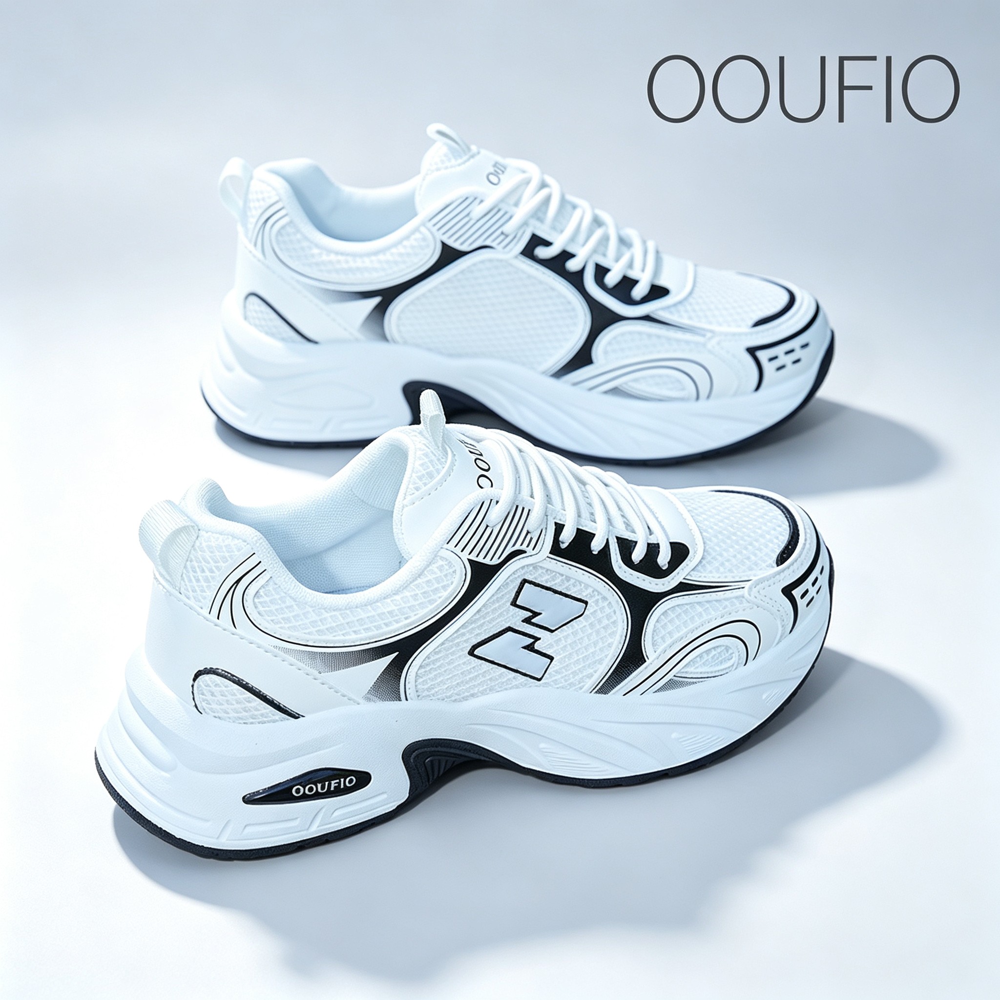 Women's Korean Retro Thick-Soled Low-Top Casual Sneakers