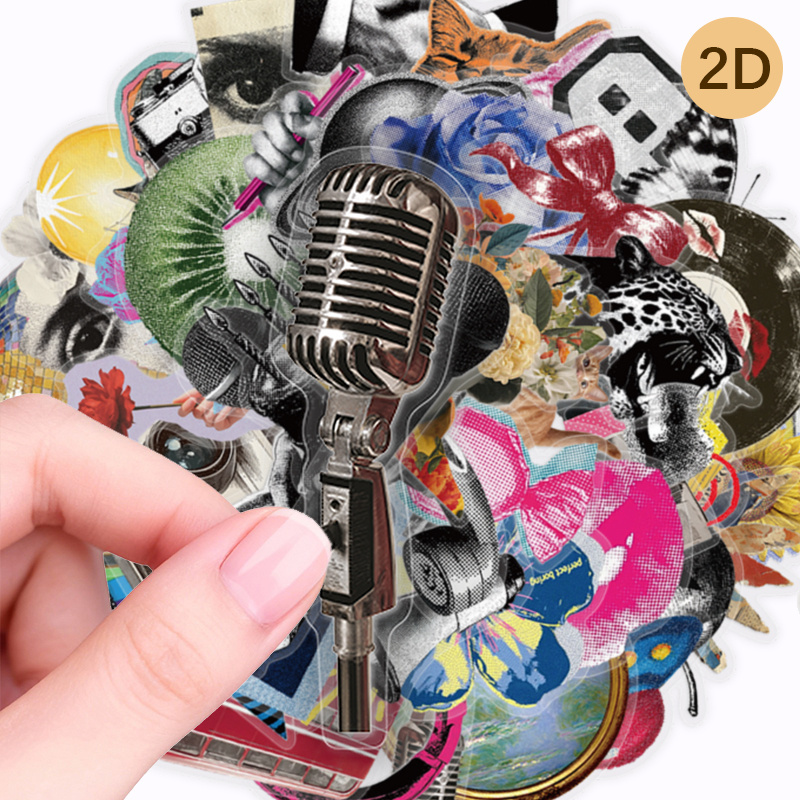 TEMU 50pcs Pop Art Sticker Pack, Suitable For Laptops, Luggage, Guitars, Notebooks, And Phone Case Decoration
