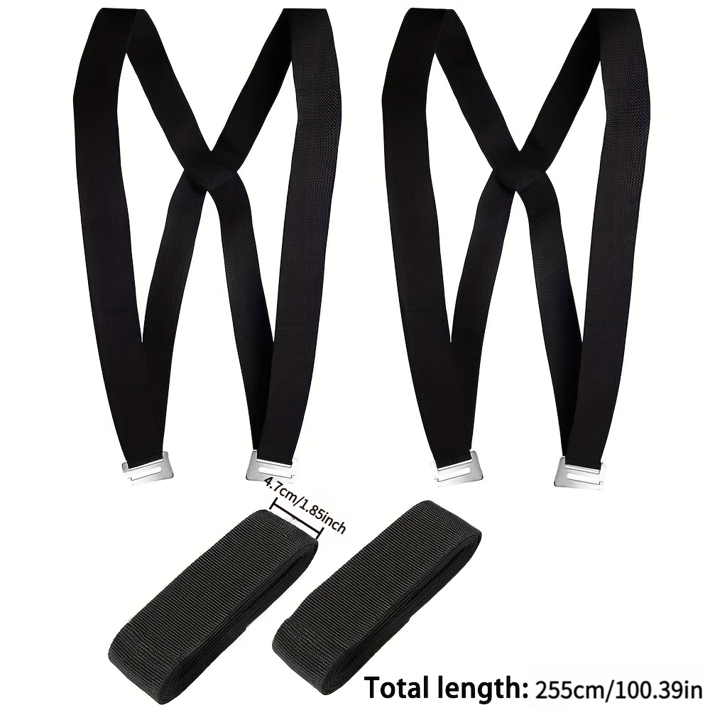 4-pack Heavy Duty Moving Straps With Adjustable Height & Double - Thick Shoulder Straps Suitable For Sofas, Appliances, Furniture - Safe Moving Assistance For Home, Diy, (4 Straps)