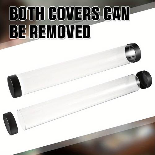 Trading Card Game Play Mat Storage Tube, High-Quality 60mm Transparent Card Sleeves - Perfect for Card Storage and TCG/CCG Play Mats, Card Game Play Mat Storage Tube, Halloween and Christmas Gift Idea