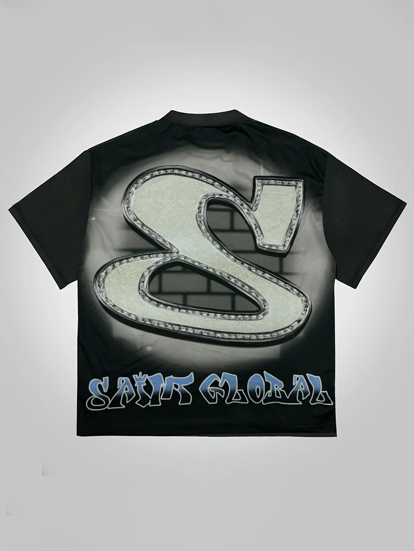 Tricou casual pentru bărbați cu gât rotund și mânecă scurtă, cu imprimeu digital cu cruce și personalitate, lejer, de stradă, cu mânecă scurtă, din material elastic și respirabil, top versatil de zi cu zi, esențial pentru tendințele de primăvară-vară