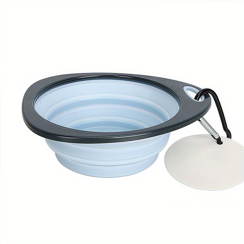 Collapsible Pet Bowls For Travel - Portable Folding Design, Durable & Lightweight, Ideal For Dog Food & Cat Litter, Travel-, Pet Food Carrier
