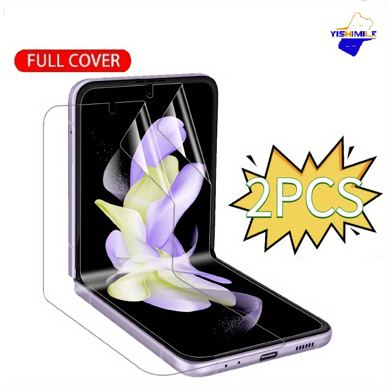 2 kosova za for Samsung for Flip 4 / Z Flip 5 / Z Flip 6 / Z Flip 7 Zaščitna folija za zaslon, občutljiva na dotik, popolna zaščita, vrhunska