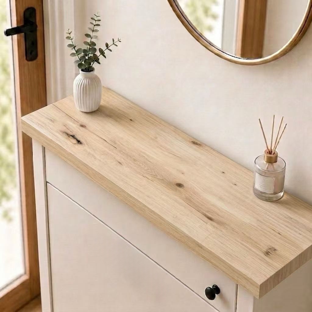 TEMU Autocollant Texturé Haut de Gamme Effet Grain de Bois Mat, Autocollant Autoadhésif pour Rénovation de Rebords de Fenêtre et Armoires, Convient