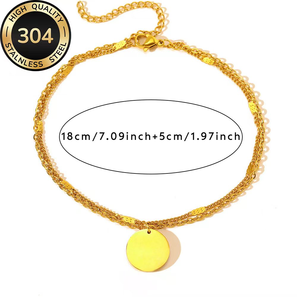 High-Quality Stainless Steel Golden Bracelet
