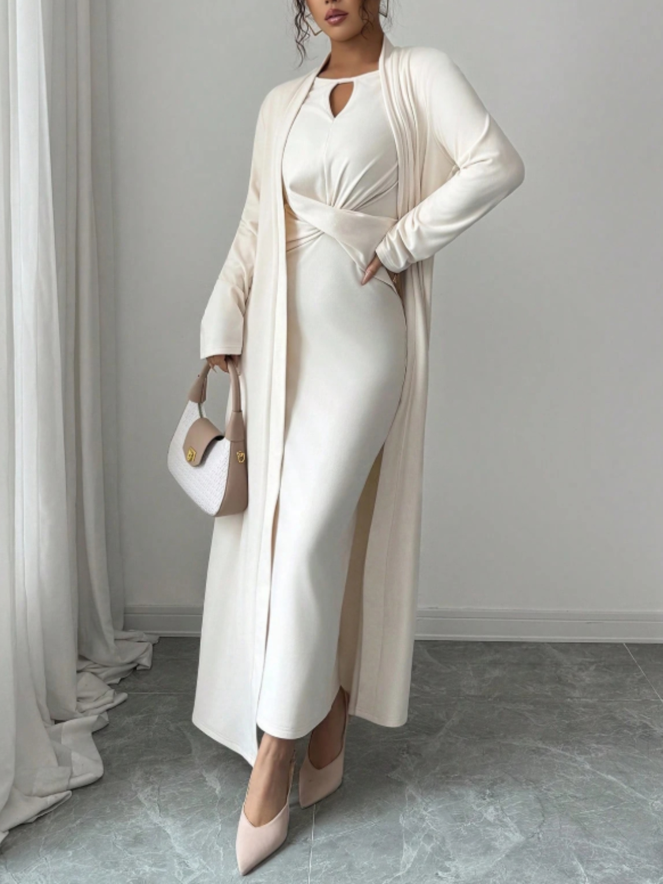 white dress suits sold on Temu United States