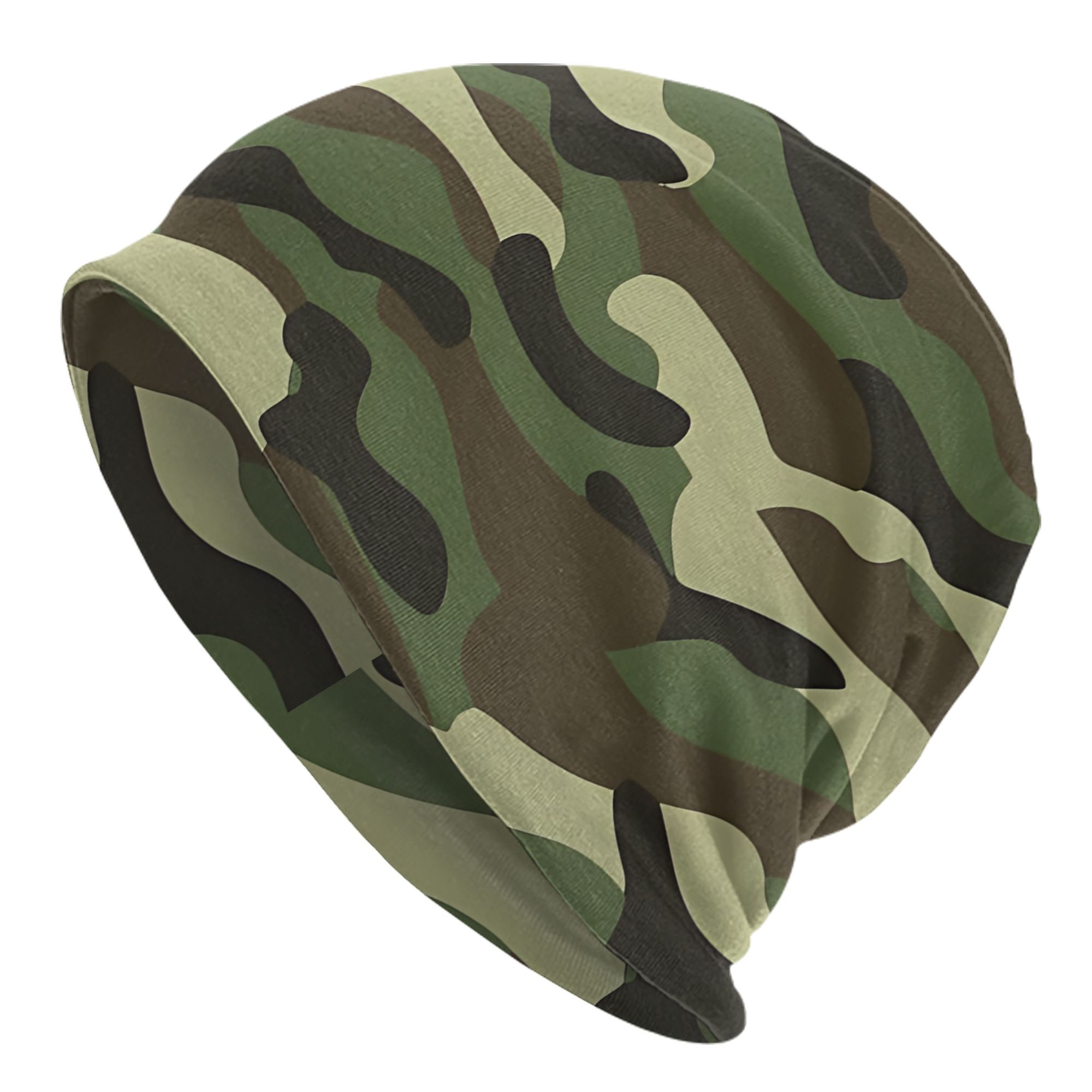 mens womens camouflage camo ski cap thin beanie hat - Temu