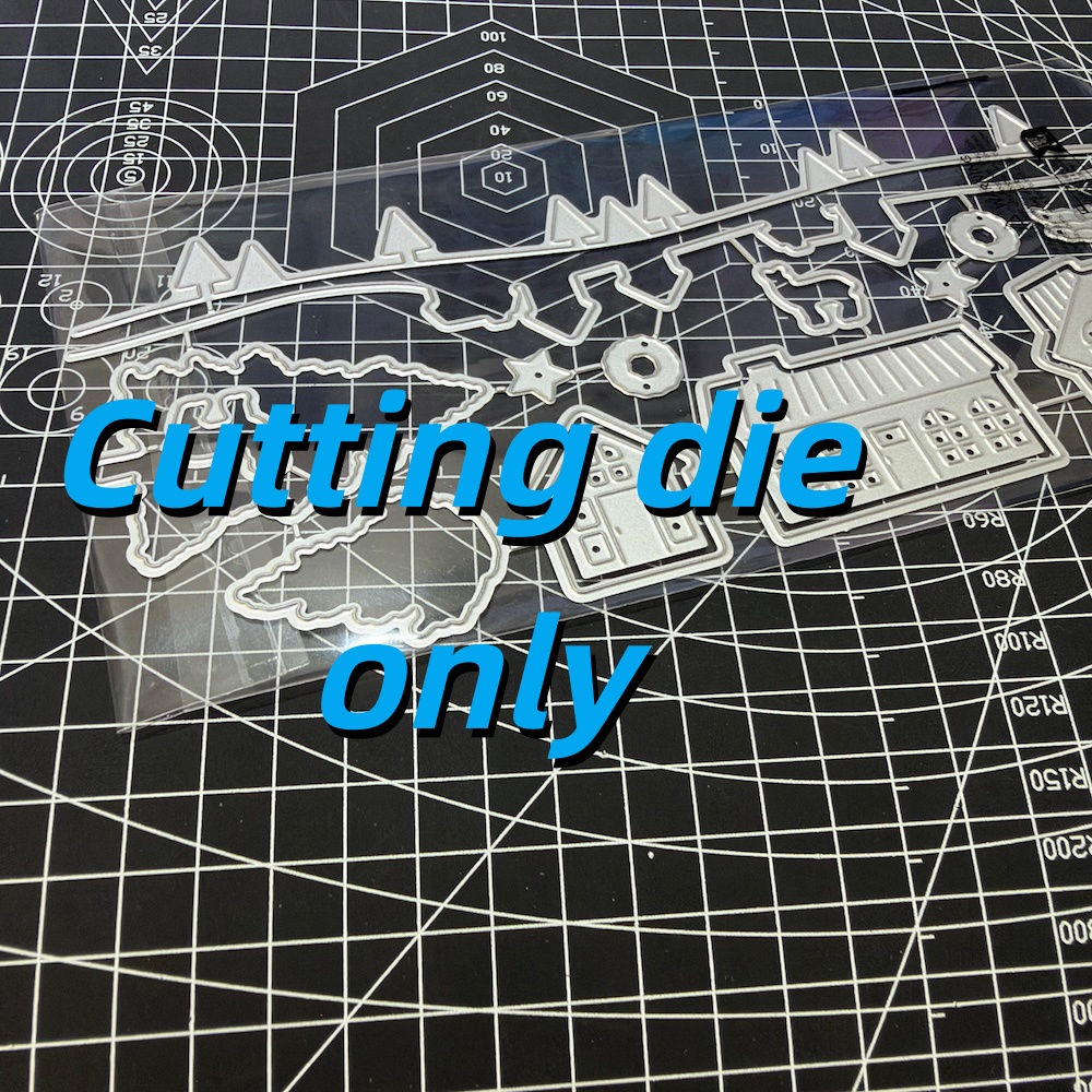 Image of Dyx Clear Stamp And Metal Cutting Dies Sets For Card Making Scrapbooking Supplies Photo Album Craft
