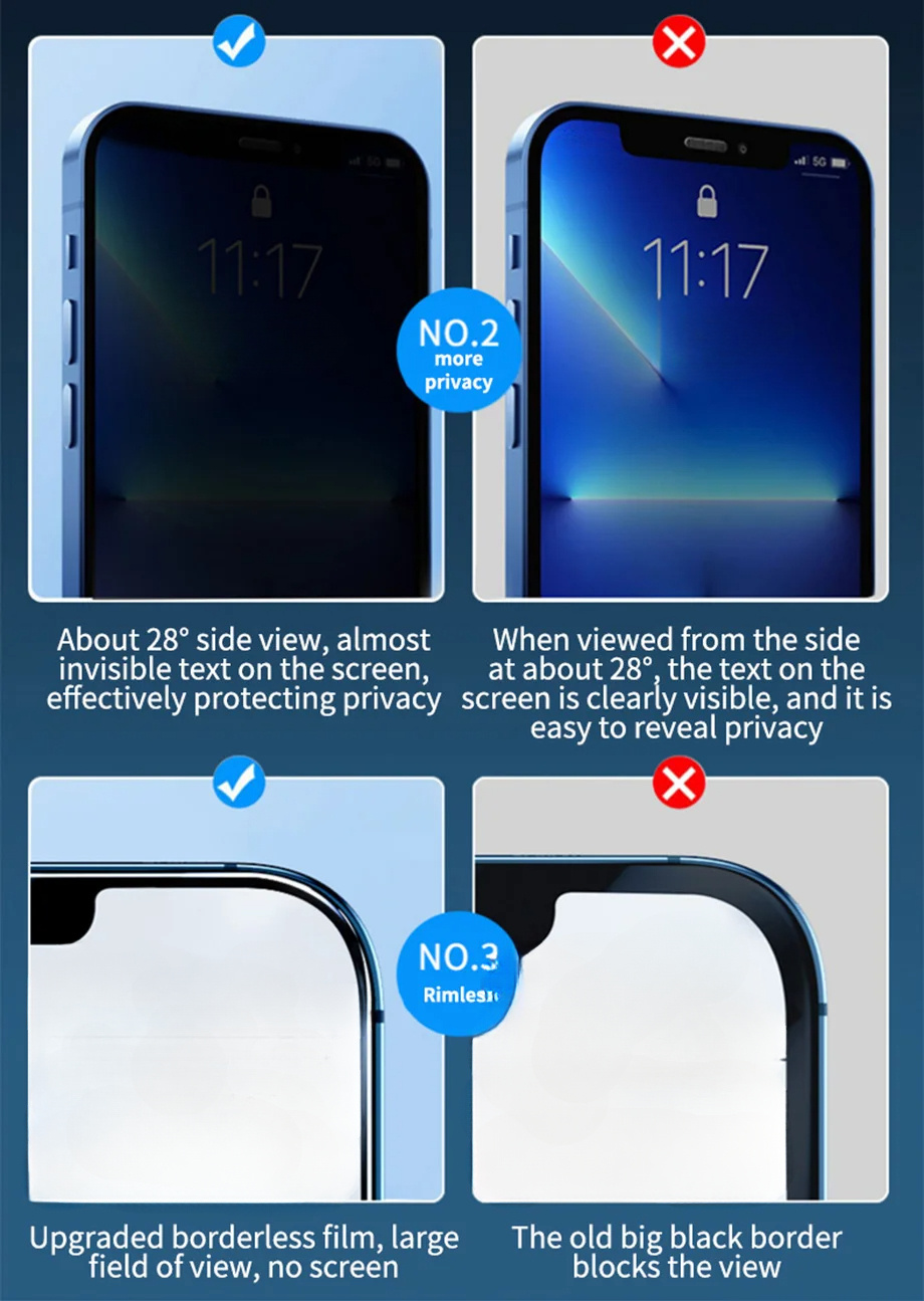 privacy screen protector 16 14plus 13pro 11 12 Temu South Africa