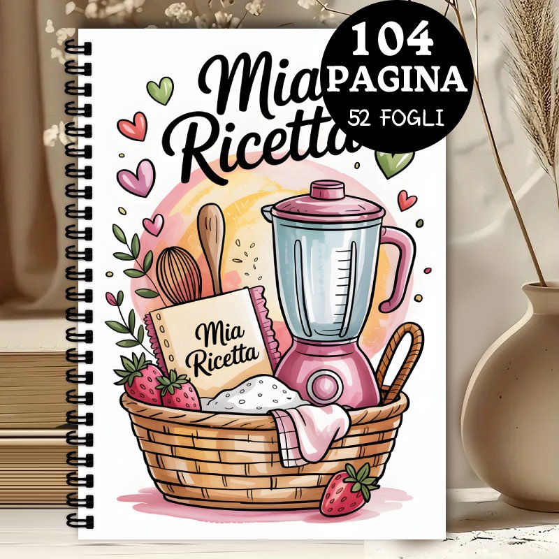 TEMU 1pc Italian Recipe Book For S - 104-page Bilingual Cookbook With Italian Language Meal Planner, Undated Journal, Pasta & Pizza Making Guide,