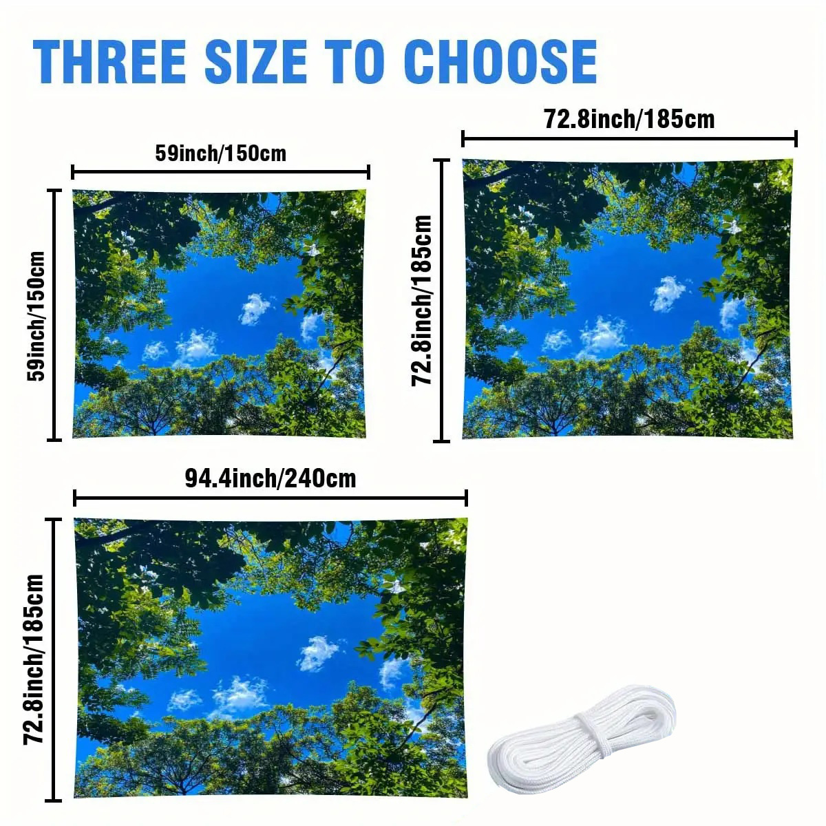 TEMU 1pc Qd- -tree Leaf -sunshade Canopy, Lightweight Polyester For Beach, Camping, Garden, Picnics - Outdoor Adventure Shade (poles Not Included)