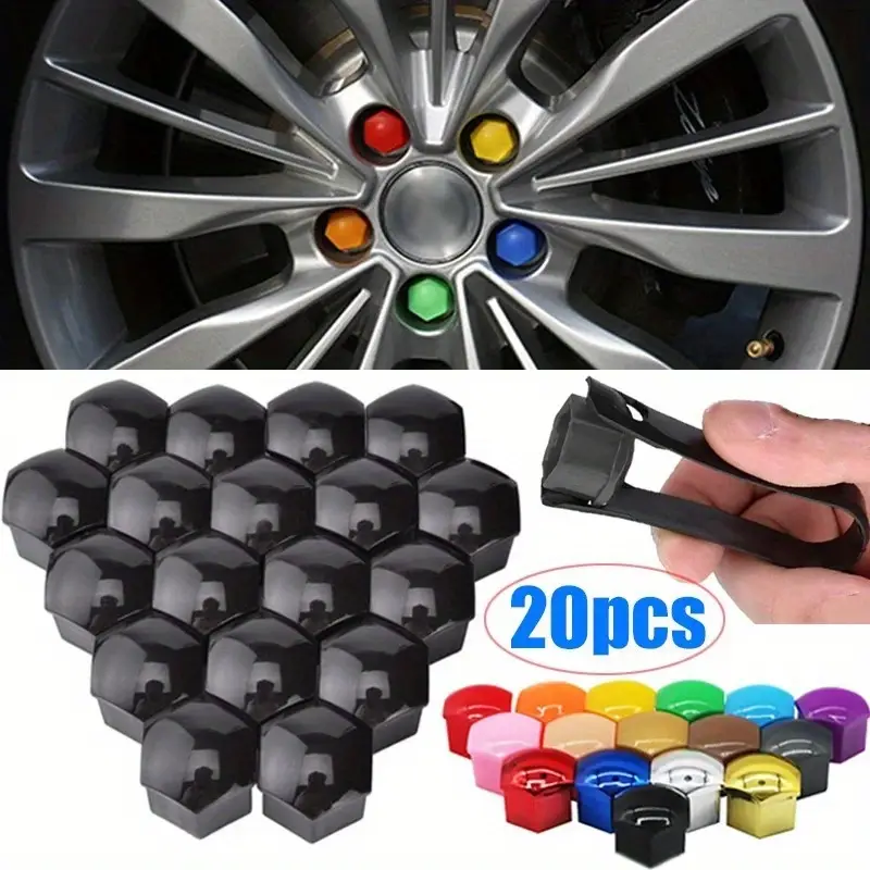 32 New Black Plastic Wheel Lug Nut Caps - Replaces GM 15646250 / Dorman 32 New Black Plastic Wheel Lug Nut Caps - Replaces GM 15646250 / Dorman