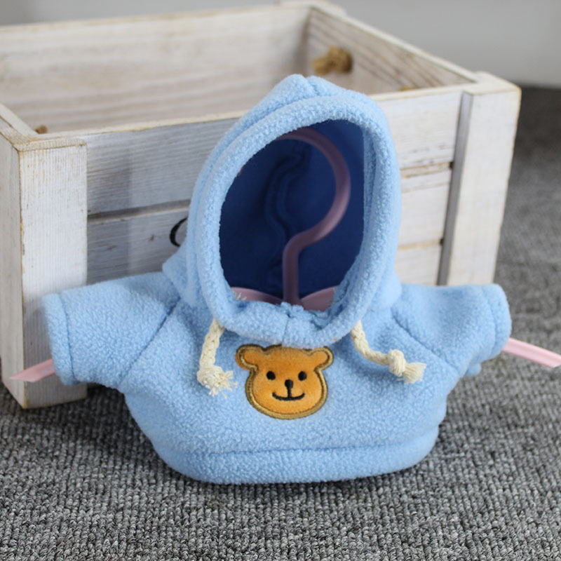 Image of Plush Pet Hoodie With Bunny Ears & Design - Warm Winter Sweatshirt For Rabbits, , Small Dogs & Large Animals, Soft Cold Weather Apparel, Decorative Pullover With Adjustable Straps