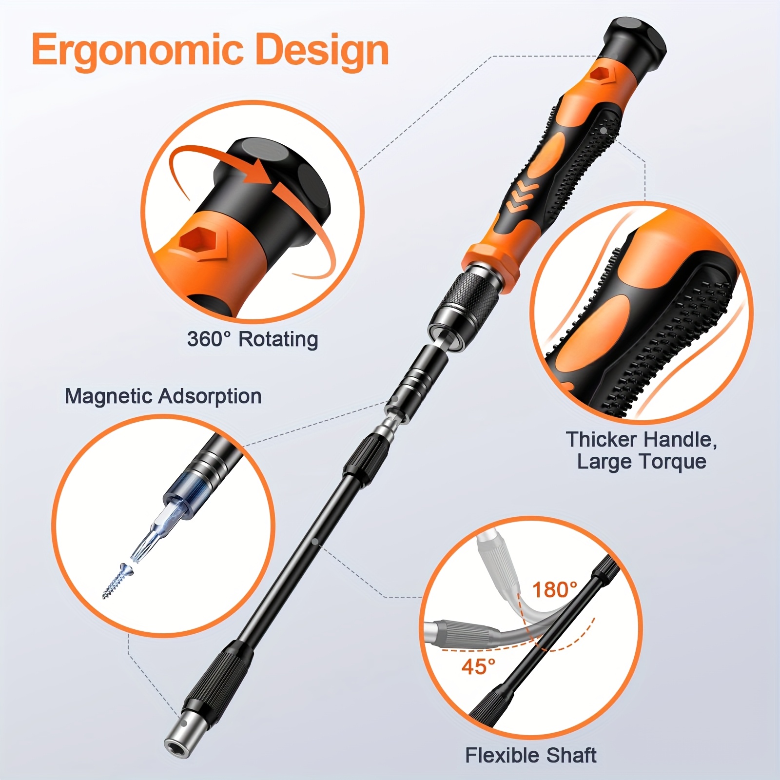 1 set mini repair tool kit compatible for computer macbook laptop glasses repair precision screwdriver set with torx triwing bits crv no for tech gadgets smartphone tablet ideal for diy travel Product details 3