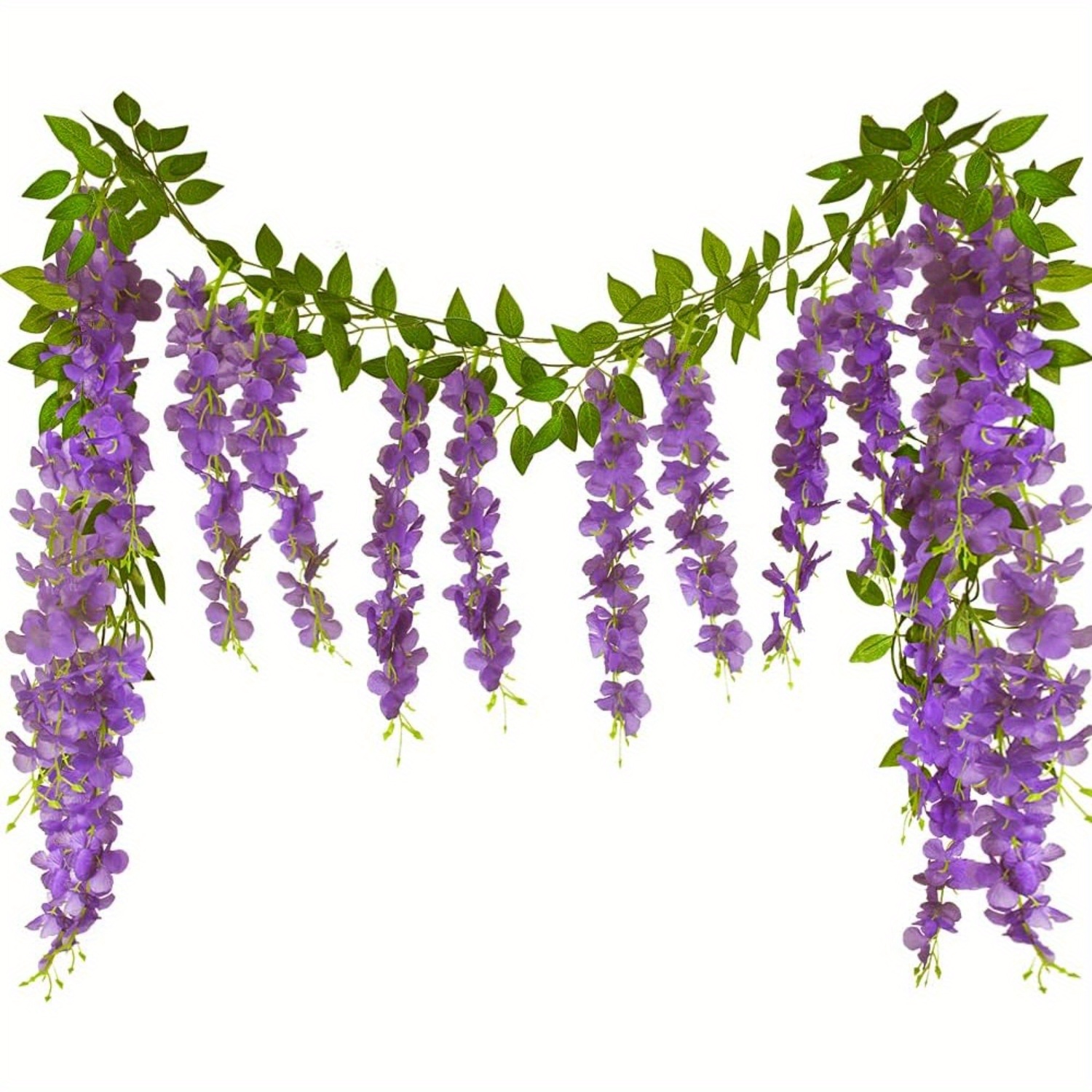 2 sets lila glyzinien blumenranke dekorationen aufhngen - Temu Germany