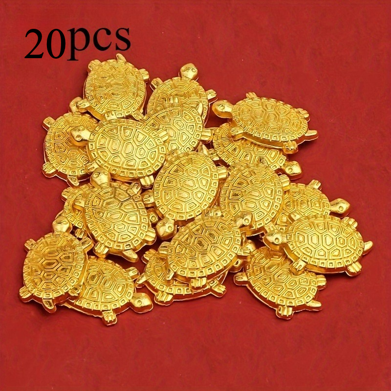 TEMU Set de 20 Adornos de de Dorada - Legítimos Amuletos de Japonesa para Dinero - en el Santuario de Hoshima, Ideal para Decoración del Hogar y