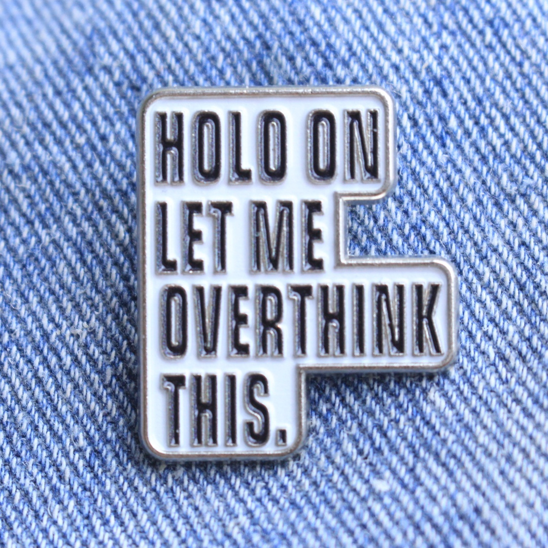 TEMU Humorous Phrases Enamel Pin Creative Lapel Badge Backpack Clothing Decoration