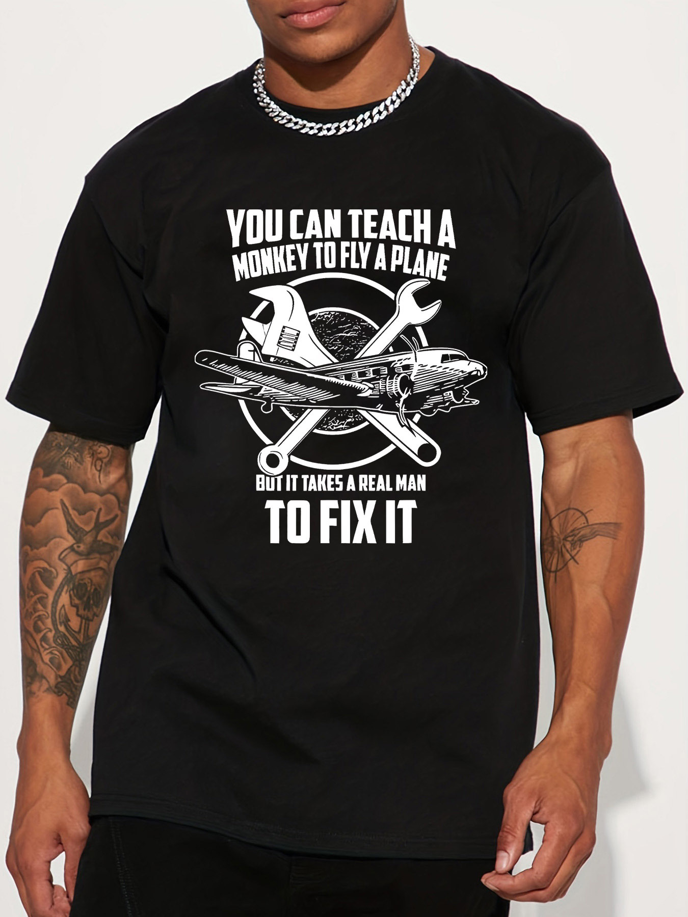 camiseta unisex mecánico aviación hombres mujeres estampado - Temu El  Salvador, image size:800x1067