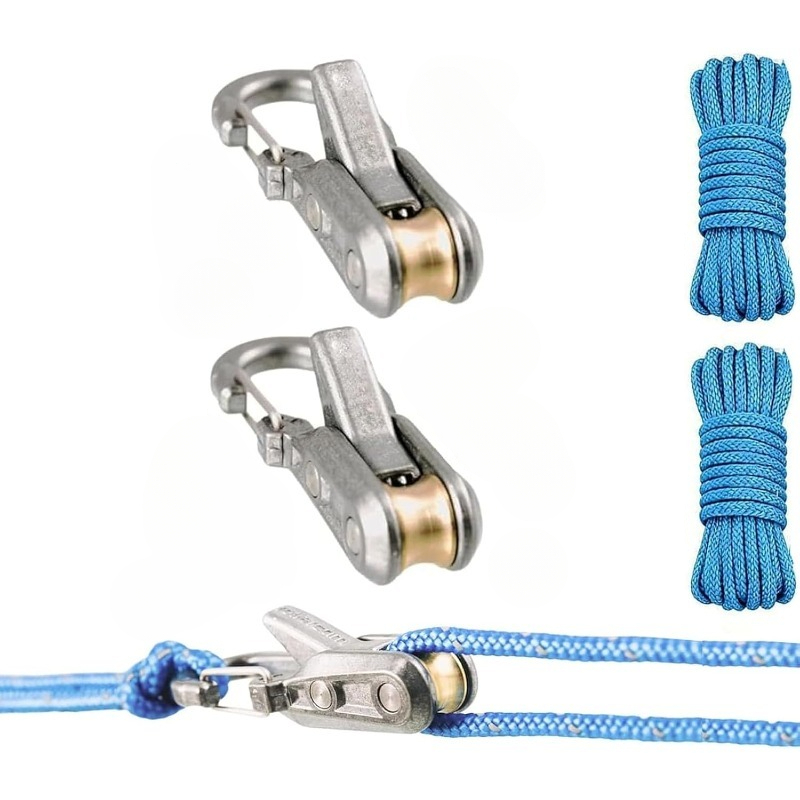 E-shop 4er-/8er-/12er-Seil-Set mit Rollenspannern, mit Schnallenverschlüssen für sicheres Bündeln, ideal für Camping, Bootfahren Outdoor-Aktivitäten