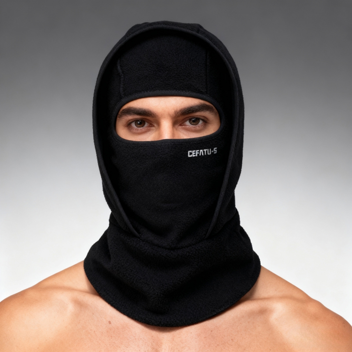 Cagoule pour Hommes & Femmes - Masque Intégral en Polaire Coupe-Vent & Cache-cou, Bonnet d'Hiver pour Ski et Snowboard en Extérieur, Couverture Chaude à Capuche pour Temps Froid, Lavable à la Main/Nettoyage à Sec (Unisexe)