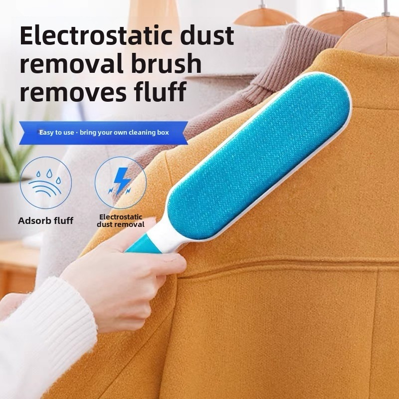 scraping brush sticky brush anti static brush to remove the ball remover dust brush household   super sticky handheld sticky   to remove   cat hair dog hair   artifact scraper to prevent   artifact a bru details 4