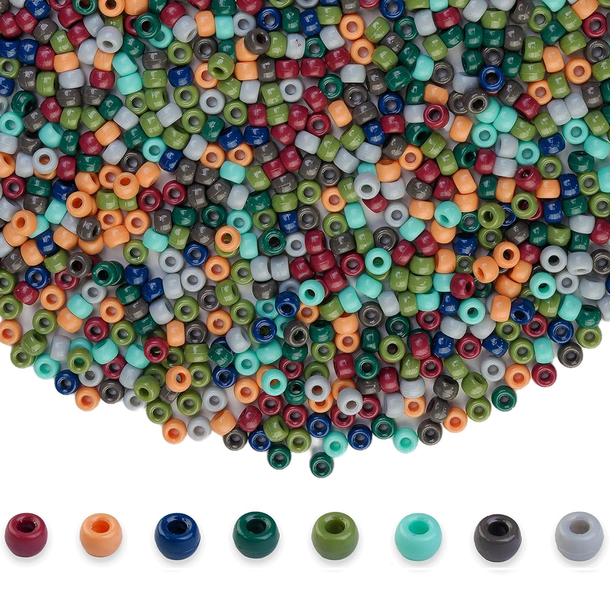 TEMU Jewelry Making Kits, 1060pcs Of Multi-colored Pony Beads For Making, Friendship Bracelet Craft Necklaces, Suitable For Bracelets, Jewelry,