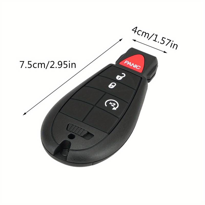 2-Pack Remote Key Fob For Dodge Charger 2008-2012 – M3N5WY783X, IYZ-C01C Replacement