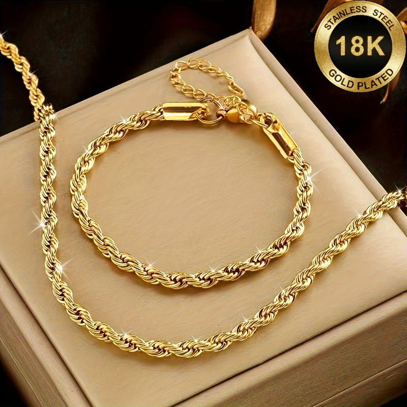 conjunto de 2 peças colar e pulseira com design de    , estilo vintage minimalista, unissex para uso diário, adequado para presente,   de moda   para festas, estilo casual  , adequado para ocasiões ao ar livre e festivas,   de   da moda