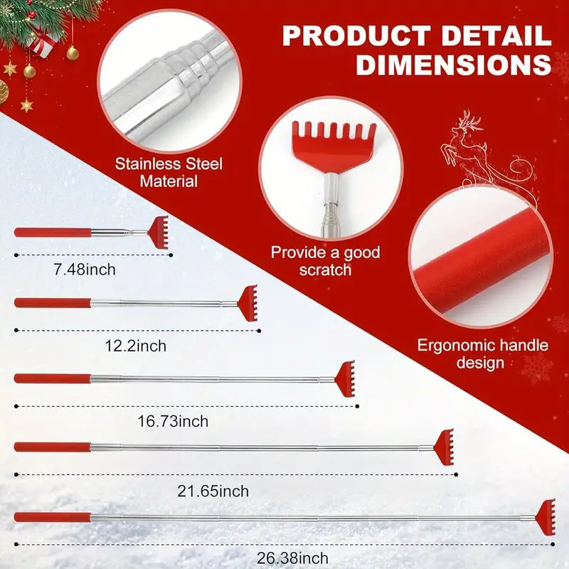 20 finger scalp massager with interchangeable heads ergonomic handles portable handheld body head scratcher for stress tension muscle ideal christmas gift for men women gift box scalp massager for head body relaxation tool durable construction Product details 4