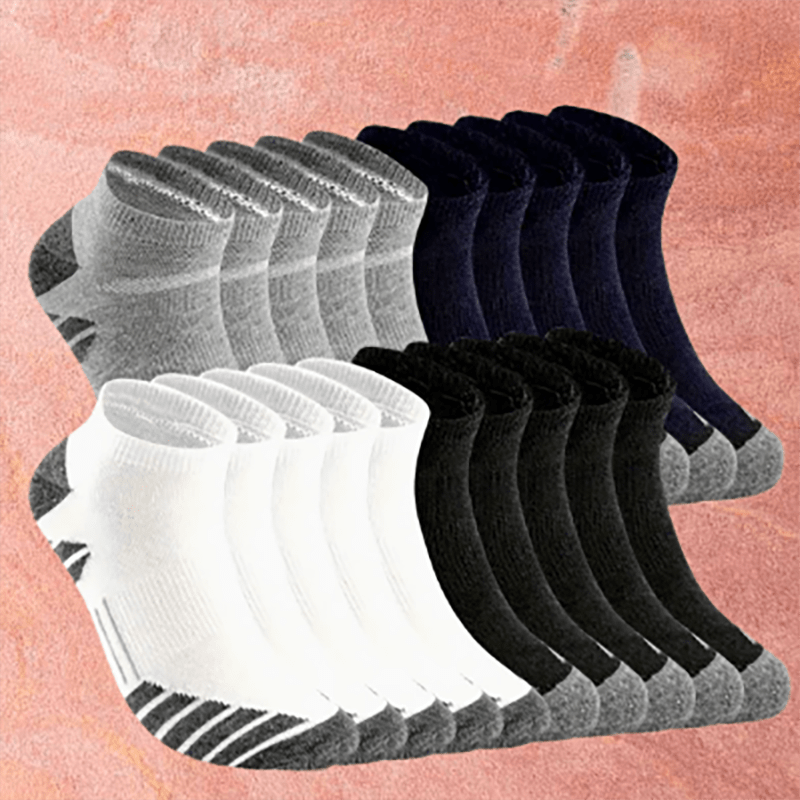 

(10/20pairs) Men's Short Socks Comfortable And Breathable Outdoor Sports Socks