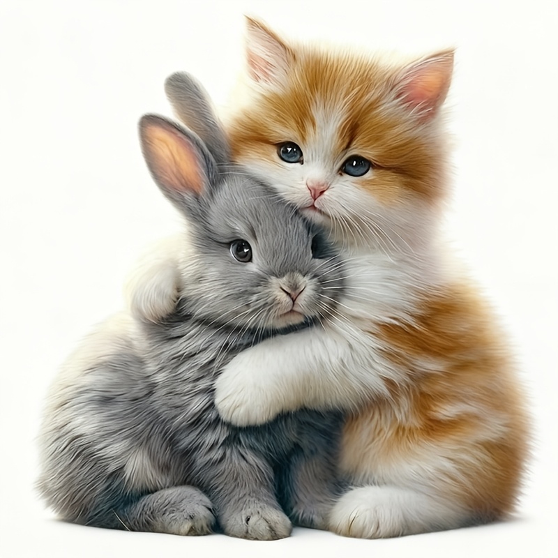 6 Inch Protect Bunny Girlfriend Cat Vinyl Decal Sticker For Laptops, Water Bottles, Trucks, Cell Phones, Motorcycles, Windows, Walls Car Stickers