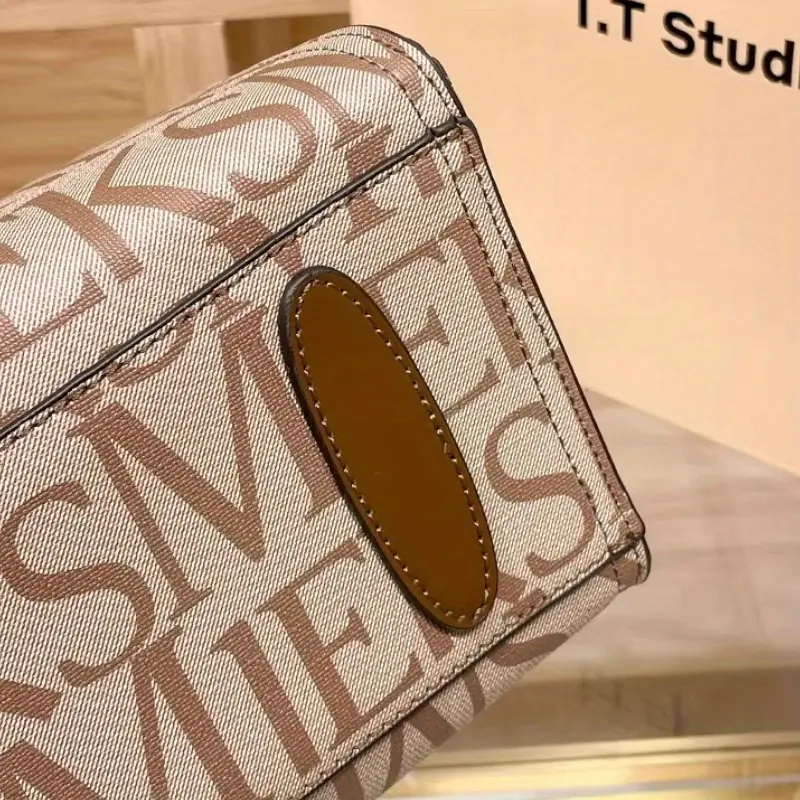 2025 new womens tote bag large capacity beige microfiber with hardware multiple compartments adjustable shoulder strap zipper closure for commuting work casual versatile carryall hardware Product details 14