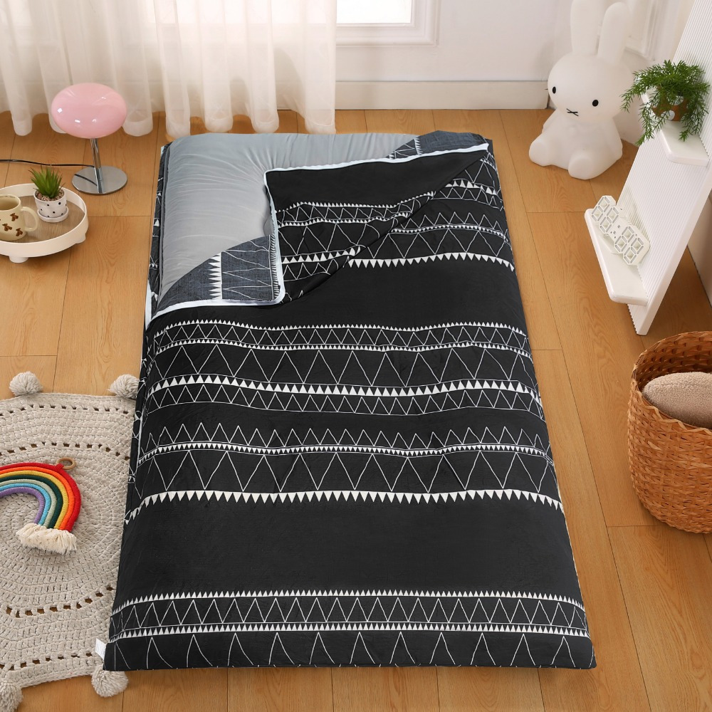 Housse De Matelas Futon Zippée - Tissu Polyester Doux, Lavable, Taille 120x190 Cm, Protège Et Décore Ton Matelas De Sol Japonais