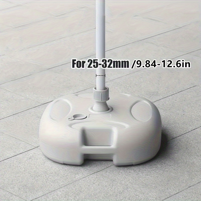 [Heavy Duty Umbrella Base] Outdoor Umbrella Base Outdoor Patio Essential Accessory Heavy Duty Water Fillable Stable Durable Anti Tilt Easy Set Up Universal Fit Weighted Parasol Stand for Daily Patio Poolside Backyard Balcony Garden Outdoor Gathering Use for Homeowners Cafe Ope