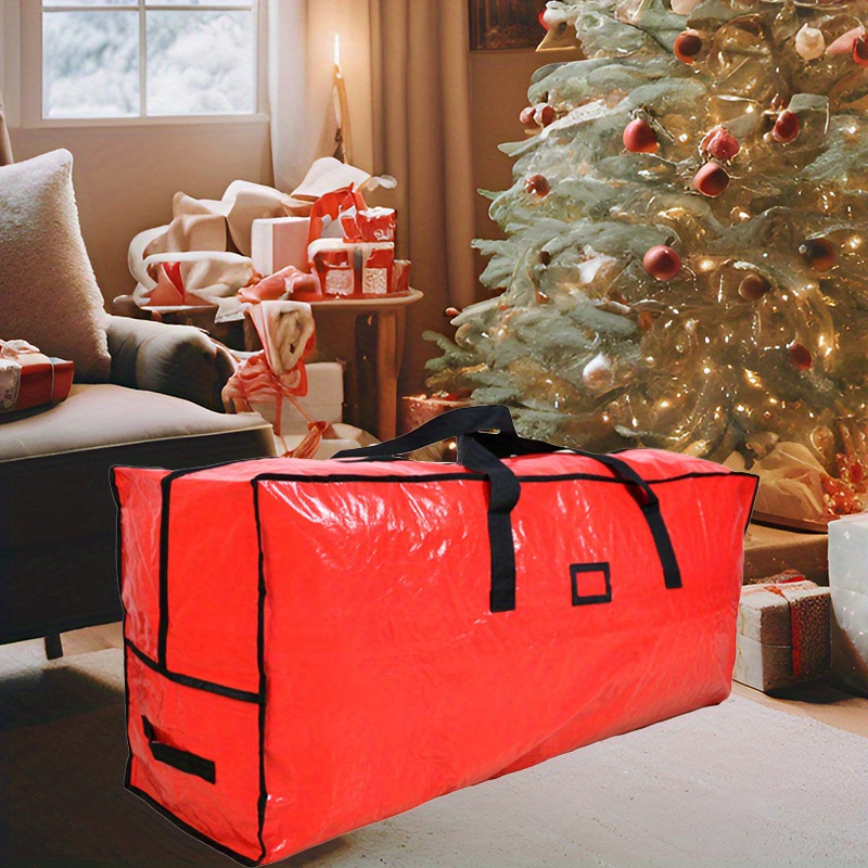 

Christmas Tree Storage Bag With Reinforced Handles & Double Zippers - Dust & Moisture Proof, Fits 7" Trees