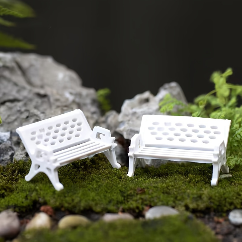 mini resin bench miniature fairy garden bench dollhouse Temu Denmark