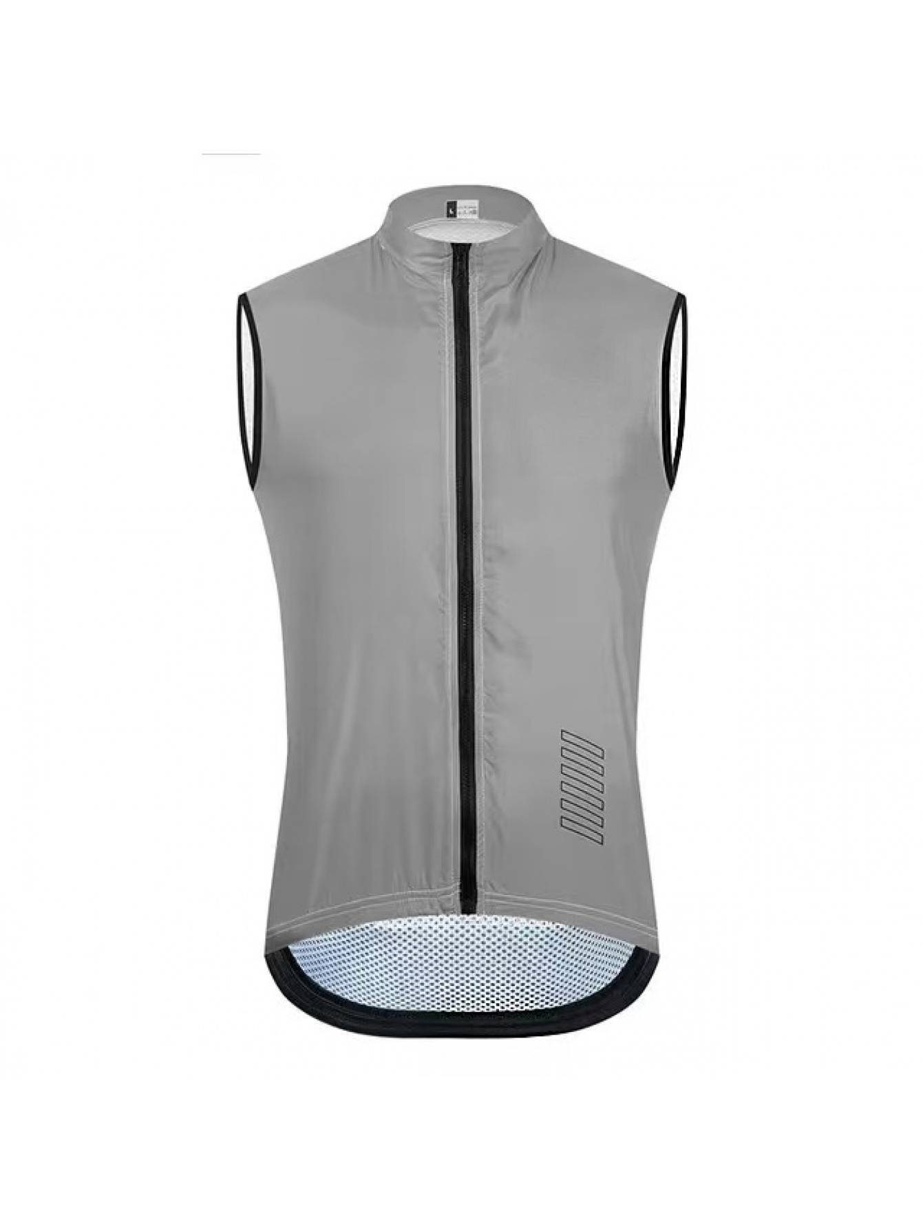 mens high quality cycling vest with full zip windproof design aerodynamic racing suit featuring full length zipper stand collar and sleeve pockets lightweight and breathable fabric suitable for   road triathlon
