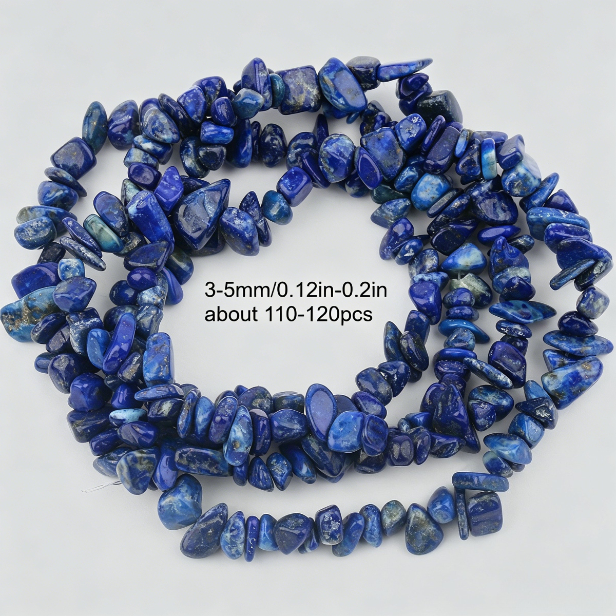 TEMU Toee Zuby Natural Beads For Making - 3-5mm Beads With Irregular Shapes & Unique Suitable For Bracelets, Necklaces, Earrings, Natural Gemstones