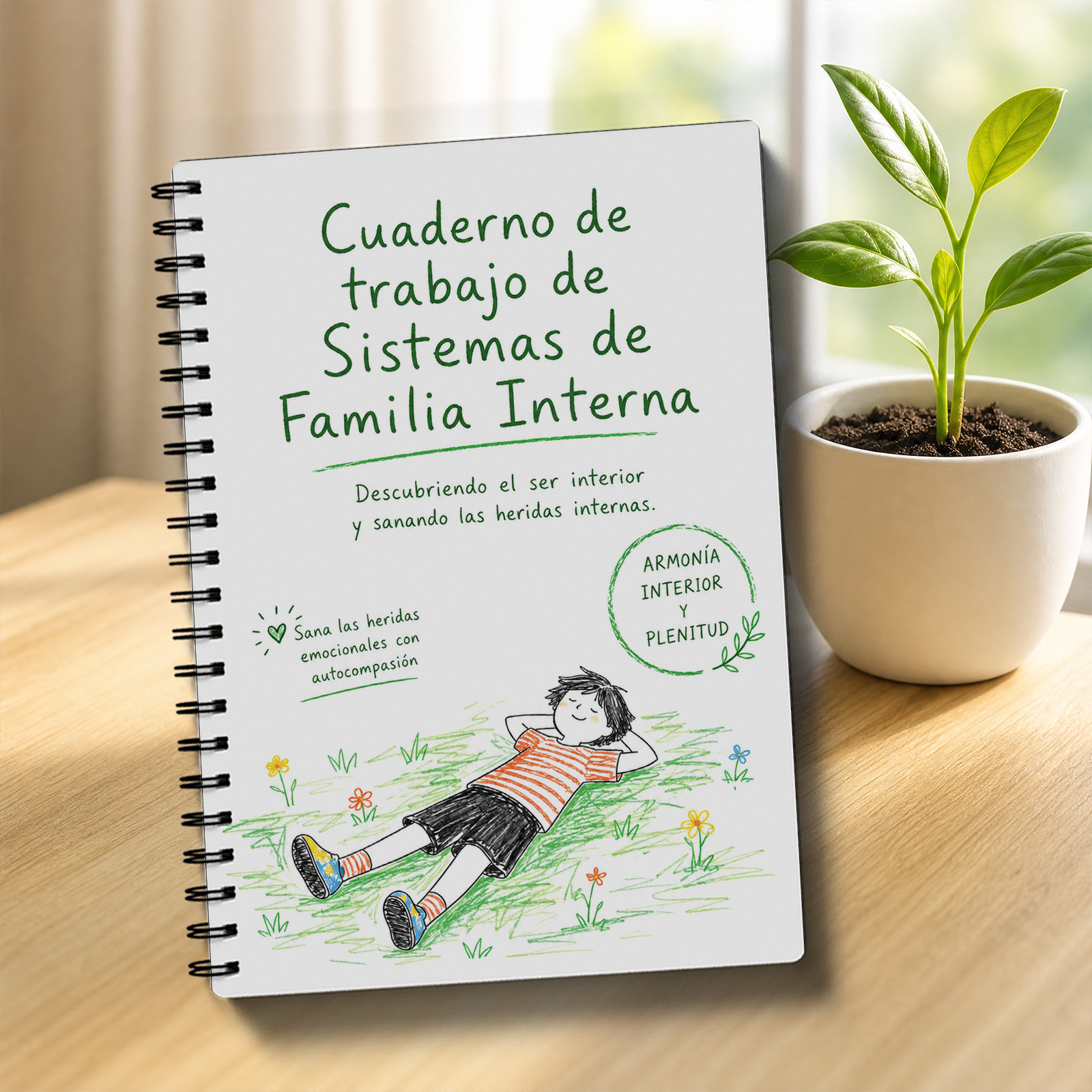TEMU Diario IFS en español para adultos y principiantes - Cuaderno de sistemas familiares internos con hojas de trabajo de de partes, pistas para