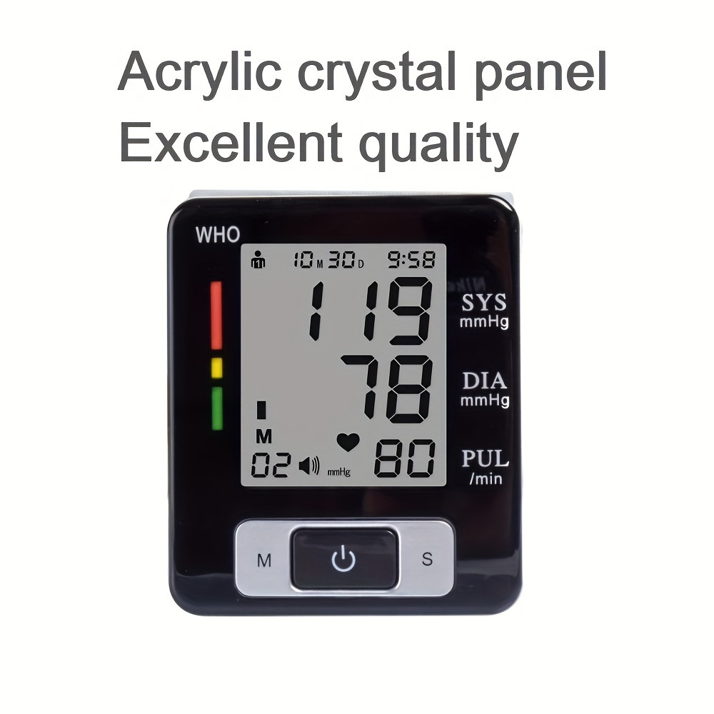   automatic wrist   digital   with heart rate and adjustable cuff Product details 1