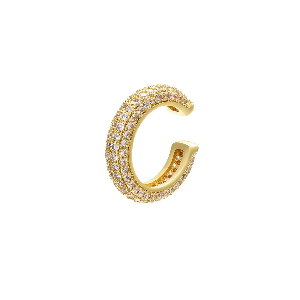 Set of 1 or 4pcs Bold Hoop Ear Cuffs