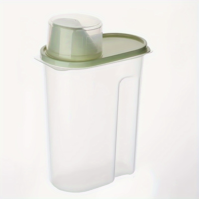 Sealed Pet Food Storage Container With Measuring Cup, Made Of Durable Pp Material, Fresh And Dry, Features A Lid With Measuring Cup For Easy Pouring