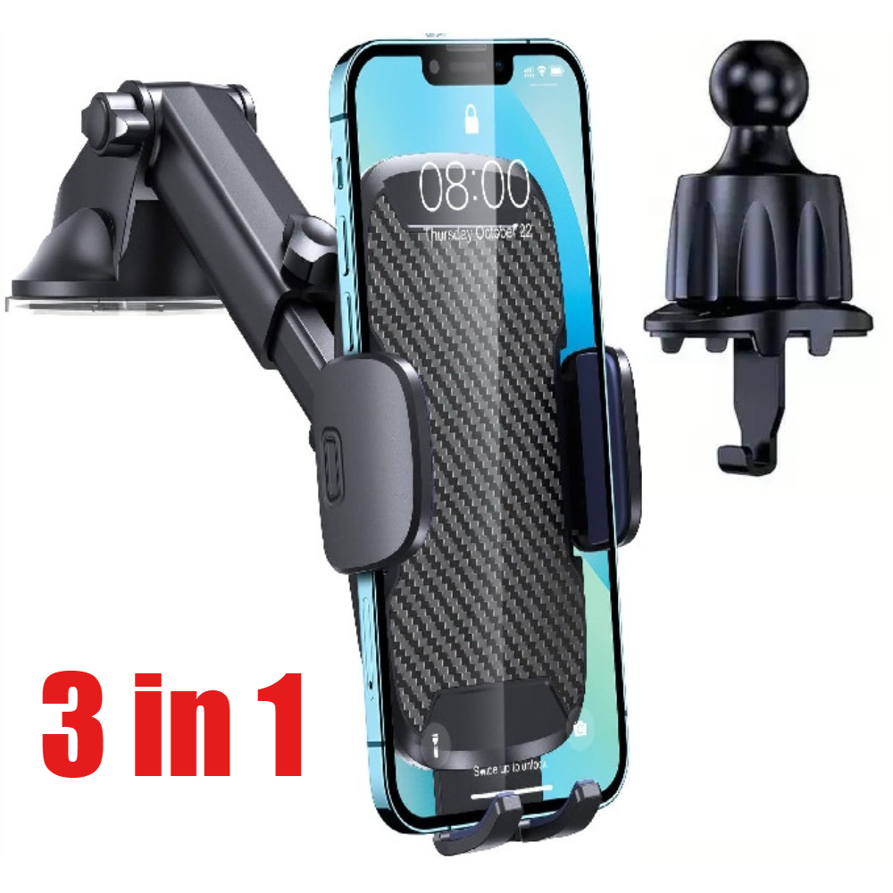 E-shop 3-in-1 Auto-Handyhalter, Auto-Handyhalterung, 2026 verbesserter Fahrzeug-Handyhalter