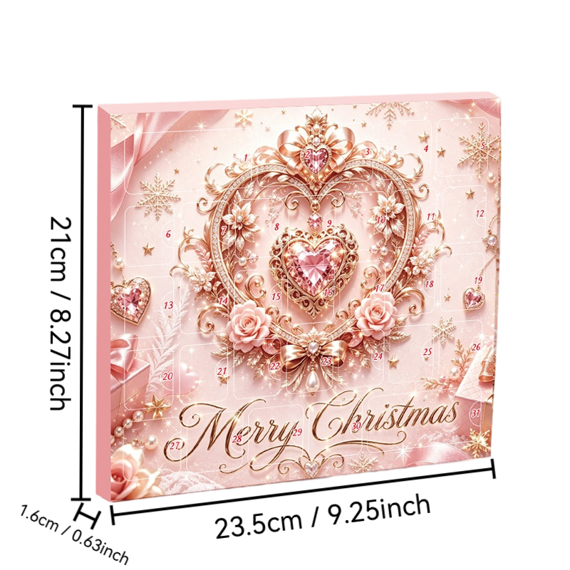 2026 Christmas Advent Calendar, Elegant Decoration
