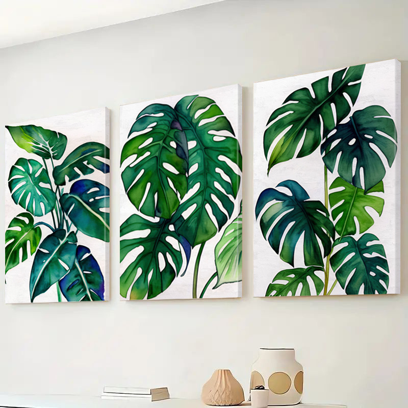 WENGTIAO 3 Pezzi Stampa su Fiori Selvatici Colorati Con Cornice Quadro su Tela Rosso Rosa e Giallo Floreale Pittura Quadro Moderno Soggiorno Camera da Letto Decorazioni Parete 30x40cmx3